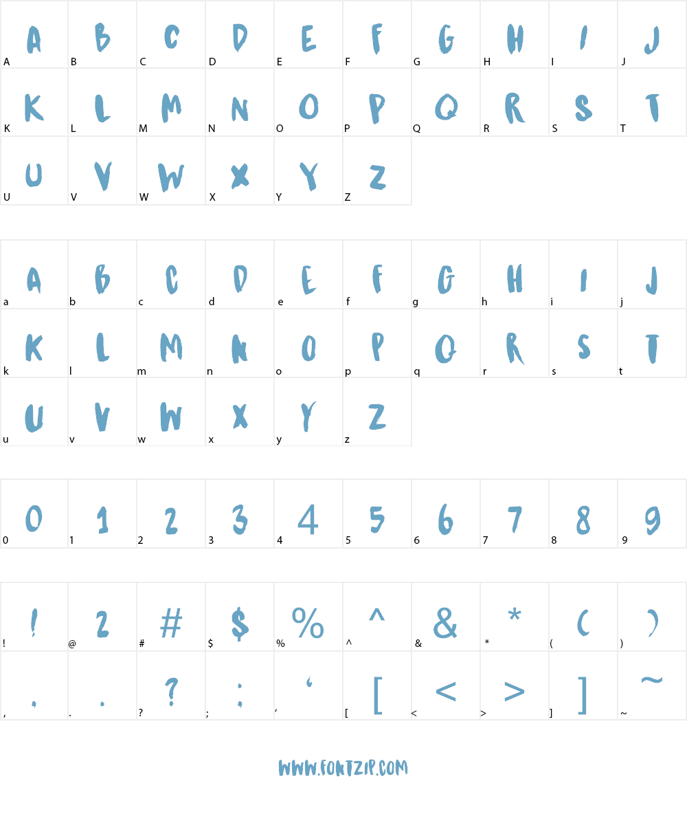 DK Kitsune Tail Font Character